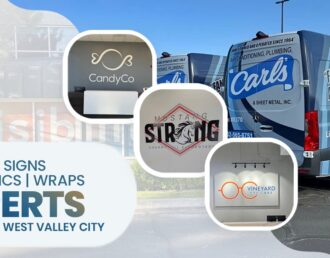 Visibility Signs & Graphics Wraps Experts in Provo & West Valley City