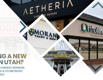 Opening a New Shop in Utah? Here’s How to Handle Signage, Wall Branding & Storefront Design in One Go