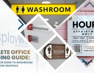 Complete Office Branding Guide: From Reception Signs to Washroom Icons & Window Graphics