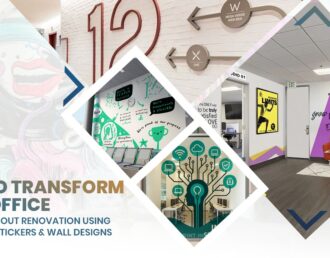 How to Transform Your Office Interior Without Renovation Using Signs, Glass Stickers & Wall Designs