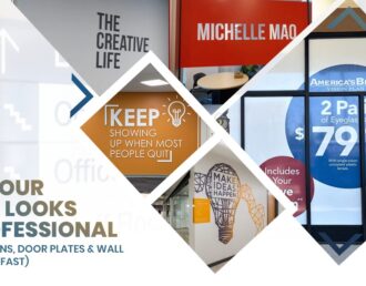 Why Your Office Looks Unprofessional (And How Signs, Door Plates & Wall Art Can Fix It Fast)