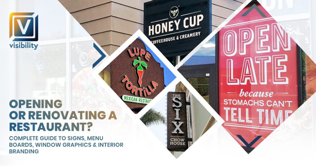 Restaurant Signs, Menu Boards & Interior Branding Guide