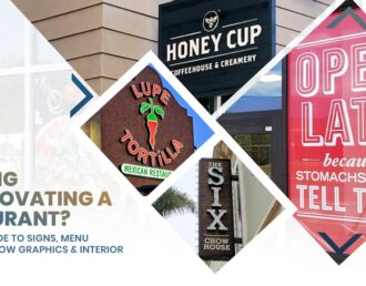 Opening or Renovating a Restaurant? Complete Guide to Signs, Menu Boards, Window Graphics & Interior Branding