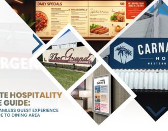 Complete Hospitality Signage Guide: Creating a Seamless Guest Experience from Entrance to Dining Area