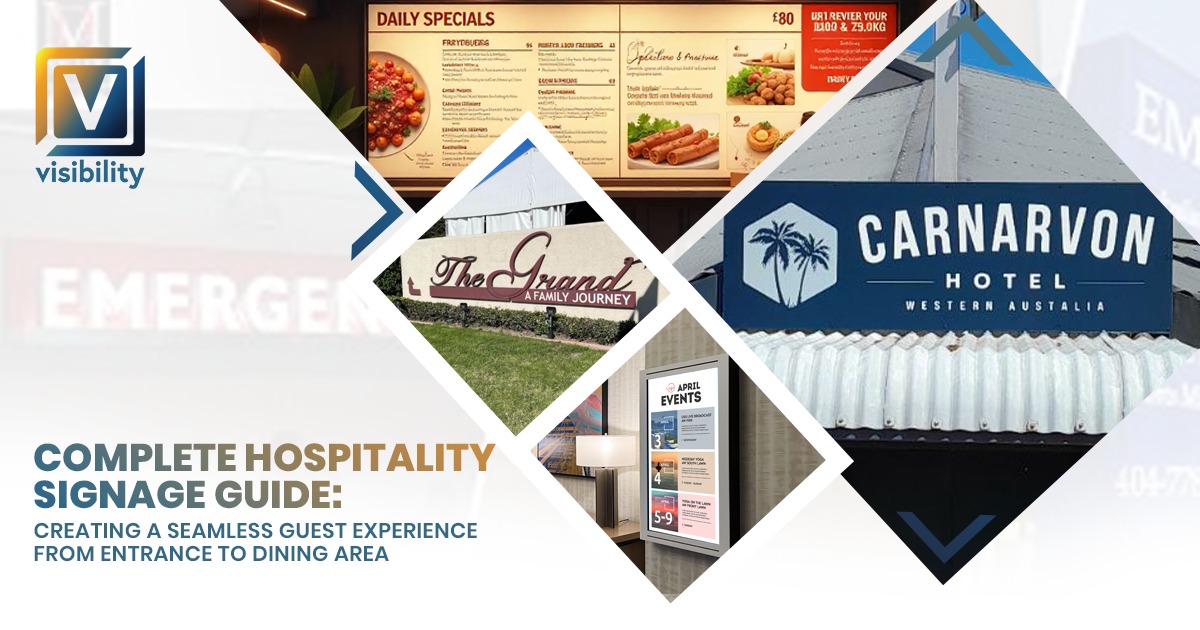 Complete Hospitality Signage Guide: Creating a Seamless Guest Experience from Entrance to Dining Area